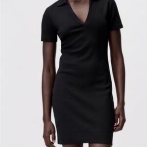 Zara Black Midi Dress